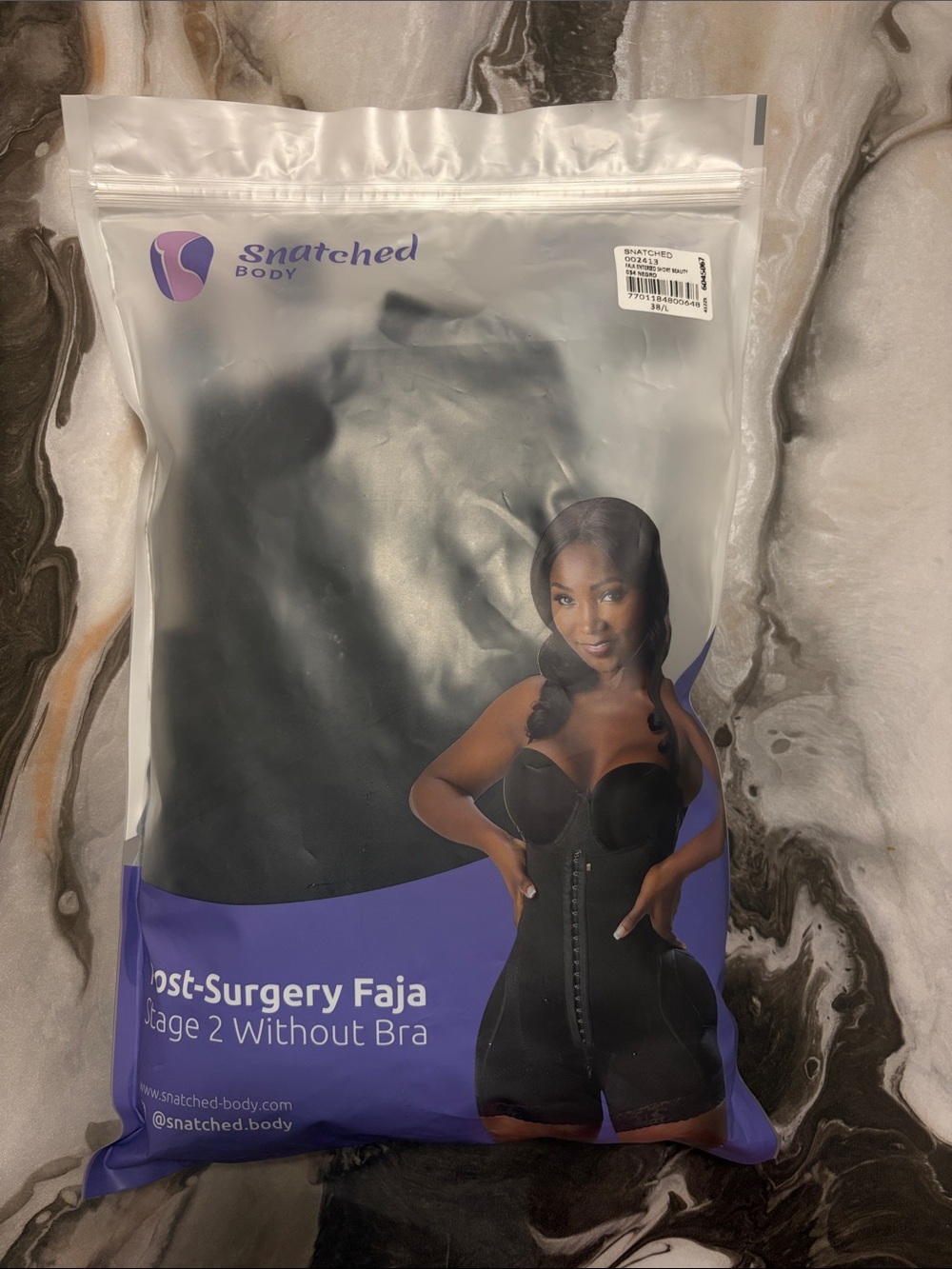 Snatched Body Women's Post-Surgery Shapewear Faja - Black